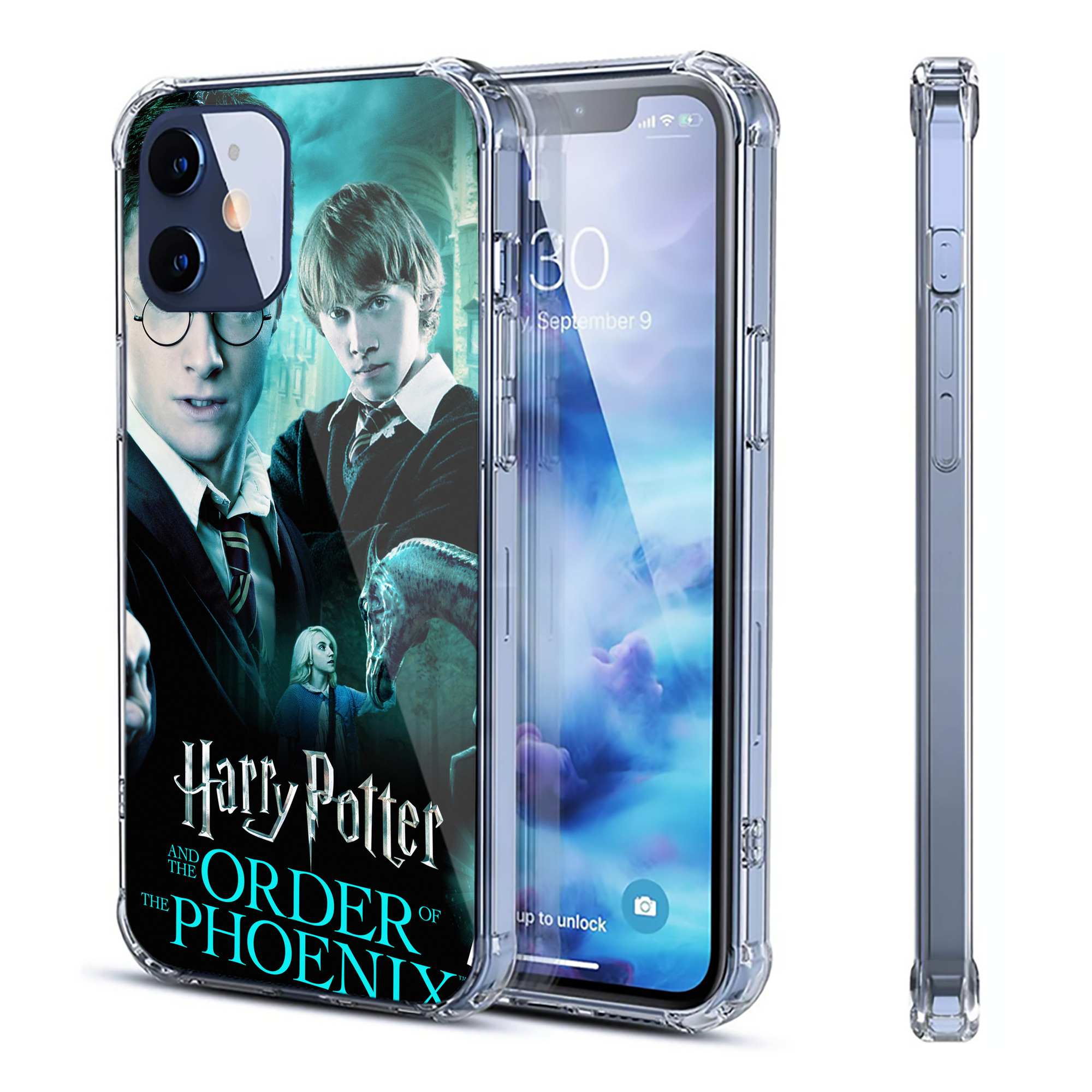 （画像用） Harry Potter ハリー・ポッターシリーズ 【iPhone 12シリーズ対応】透明スマホケース（クリアソフトケース）